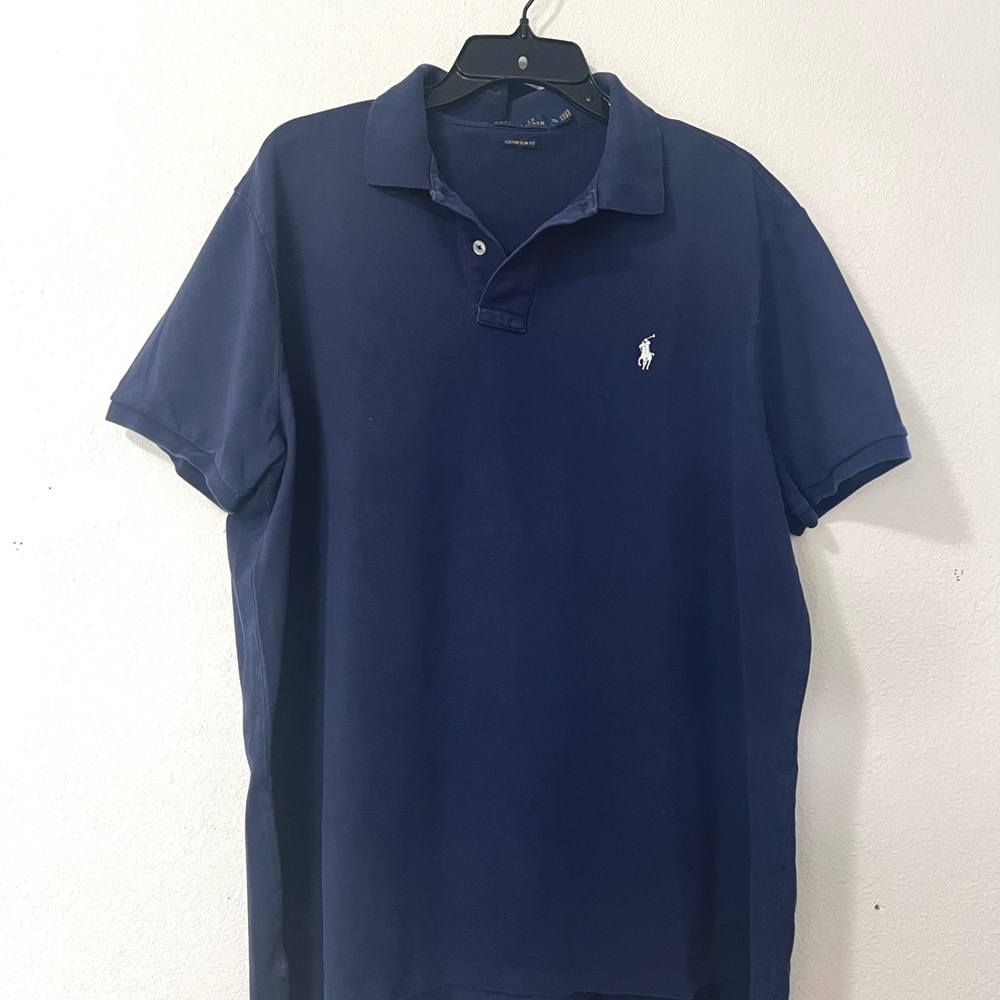 Polo by Ralph Lauren Navy Polo with White Pony Logo